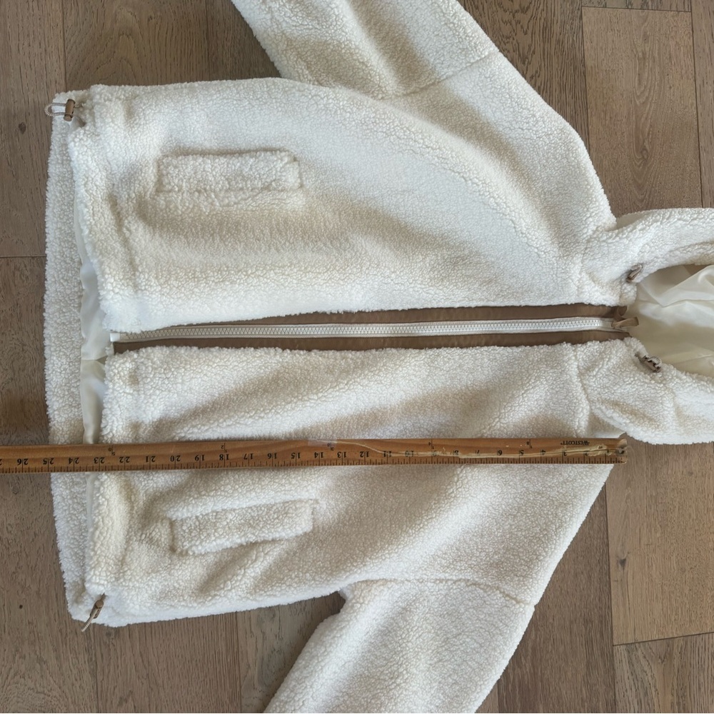 GapFit Sherpa Jacket Cream Xl - Picture 2 of 6